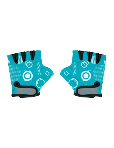 Globber - Child protective gloves XS Teal Shapes