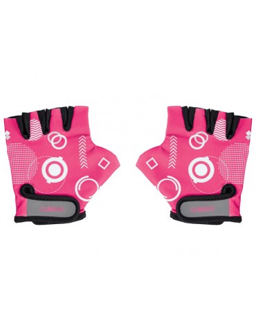 Globber - Child protective gloves XS Fuchsia Shapes