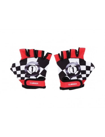 Globber - Child protective gloves XS Fuchsia Shapes