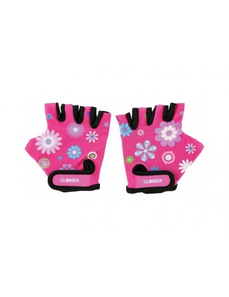 Globber - Child protective gloves XS Fuchsia Shapes