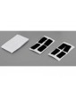 Hook and Loop Body Mounting, 10 x 20mm: (8)