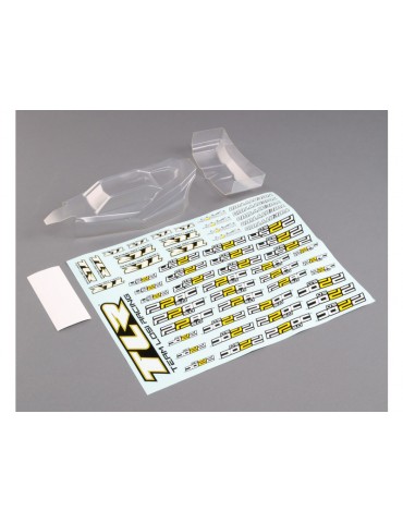 TLR Lightweight Body w/ Wing, Clear: 22 5.0
