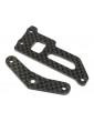 TLR Carbon Brace and Servo Top Plate: 22X-4