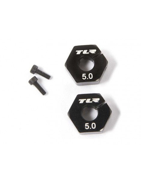 TLR Wheel Hex, 12mm x 5.0mm (2)
