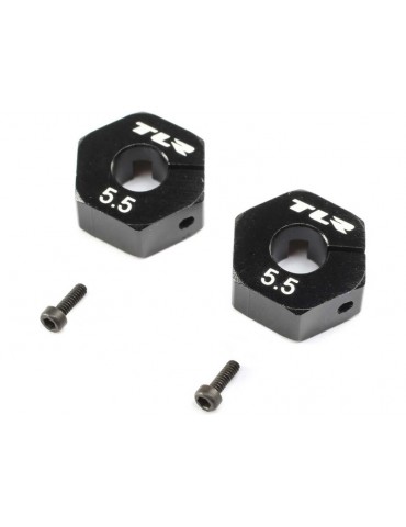 TLR Wheel Hex, 12mm x 5.5mm (2)