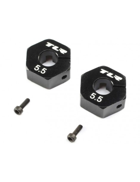 TLR Wheel Hex, 12mm x 5.5mm (2)