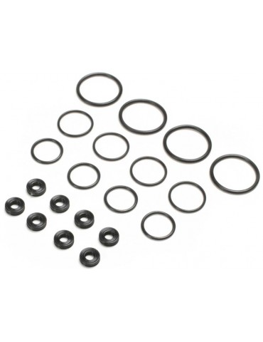 TLR Seal Set, X-Rings, G3 V2 (4 shocks)