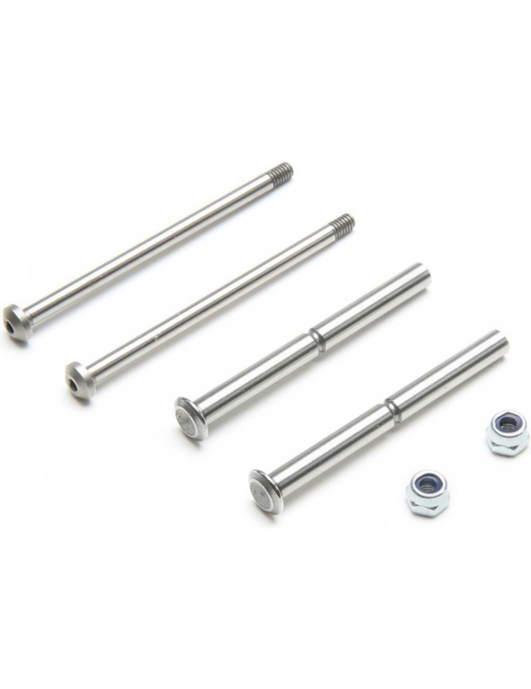 TLR Front Hinge Pin and King Pin Set, Polished: All 22