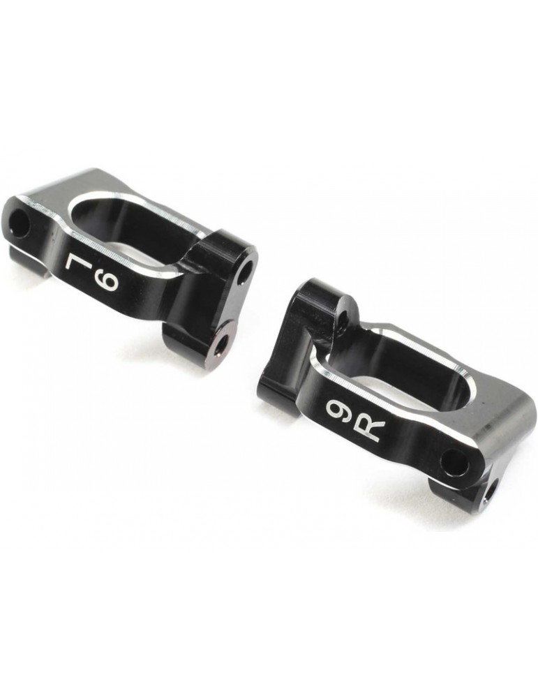 TLR Caster Block Set, 9 deg, Aluminum: 22X-4