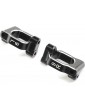 TLR Caster Block Set, 9 deg, Aluminum: 22X-4