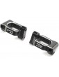 TLR Caster Block Set, 12 deg, Aluminum: 22X-4