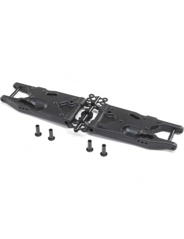 TLR Rear Arm Set w/Inserts: 8X, 8XE 2.0