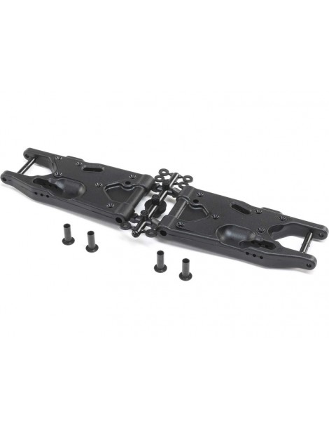 TLR Rear Arm Set w/Inserts: 8X, 8XE 2.0