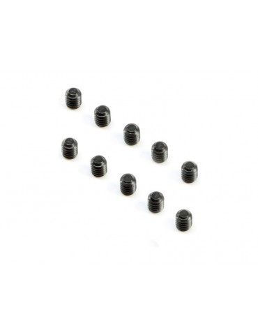 Cup Point Set Screws, M2.5x3mm (10)