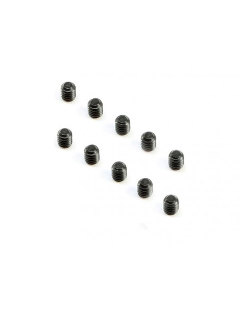 Cup Point Set Screws, M2.5x3mm (10)