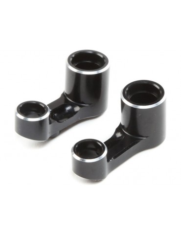 TLR Bell Crank Set, Aluminum, Black: 22 5.0