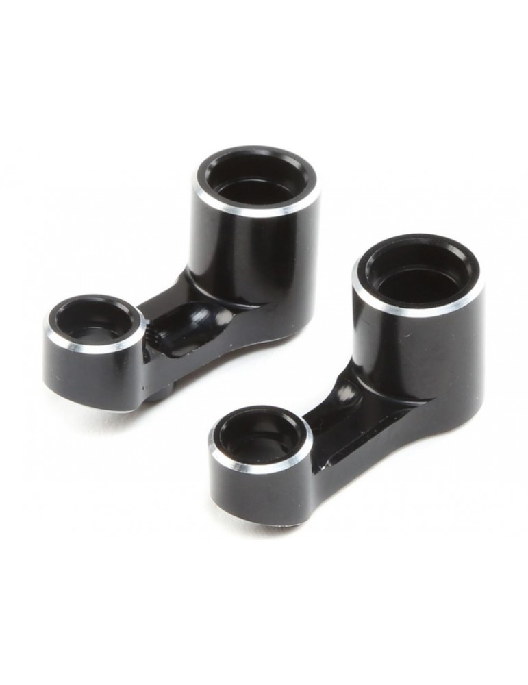 TLR Bell Crank Set, Aluminum, Black: 22 5.0