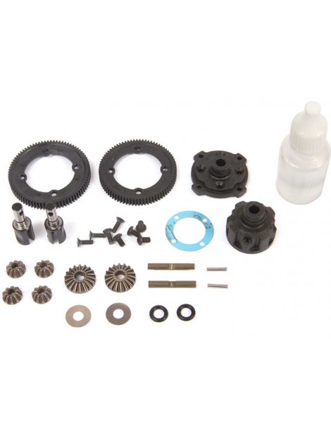 TLR Center Diff Complete, Metal: 22X-4