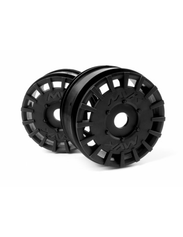 QuantumRX Rally Car Wheel (Black/2pcs)