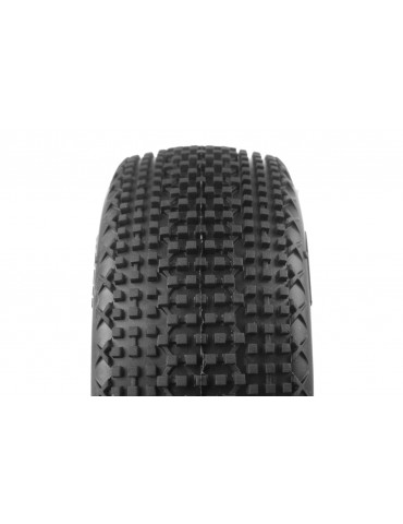 TPRO 1/8 OffRoad COUGAR Sport Tire Pre-Glued (SP-R3-Soft)(WH)(4)