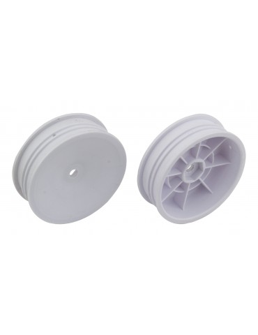 2WD Slim Front Wheels, 2.2", 12mm hex, white