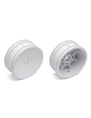 2WD Front Wheels, 2.2 in, 12 mm Hex, white