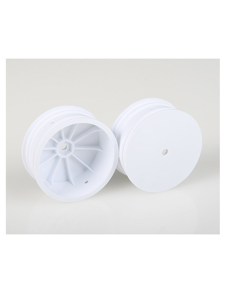4WD Front 10 mm Hex Wheels, white