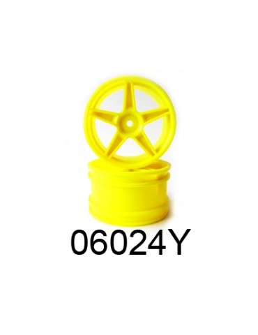 Yellow wheel rim Buggy (Rear) 2pcs