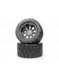 Mounted tires and wheels (2pcs)