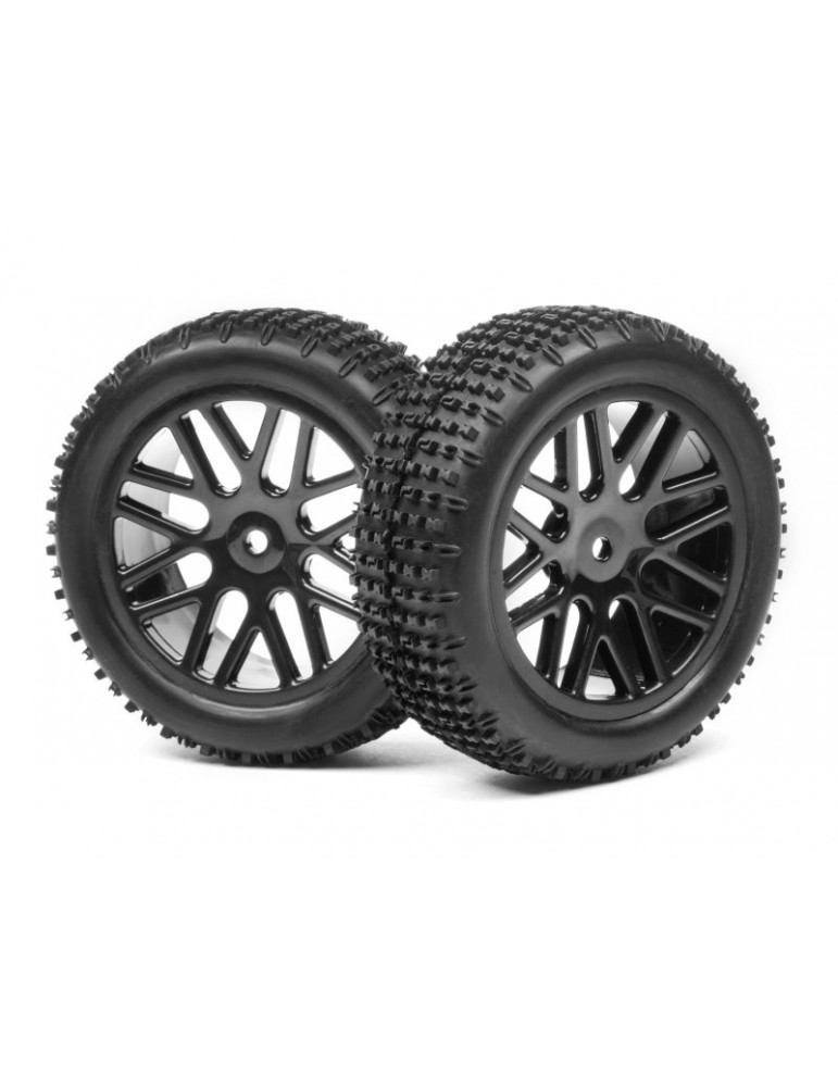 Complete wheel, 1:10 Buggy Front (2pcs)