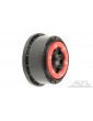 Split Six 2.2"/3.0" Red/Black Bead-Loc Wheels