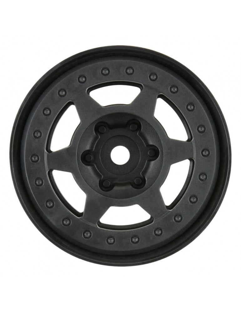 Holcomb F/R 1.9" 12mm Crawler Bead-Loc Wheels (2) Black