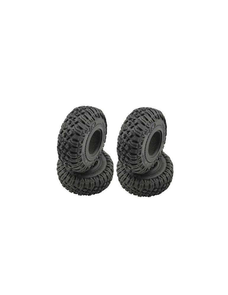 Roundcube 1,9" Crawler Tires W/Foam 120mm, 4 Pcs.