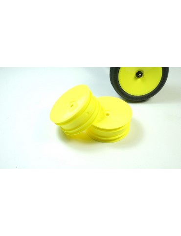 TPRO 1/10 2WD Off Road Front Dish Wheel yellow 12mm(4)