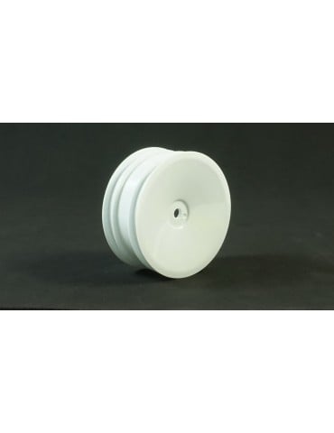 TPRO 1/10 2WD Off Road Front Dish Wheel white 12mm(4)