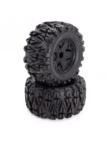 TERRAMAX 140/73 12mm Hex Tyres complety, 2 Pcs.