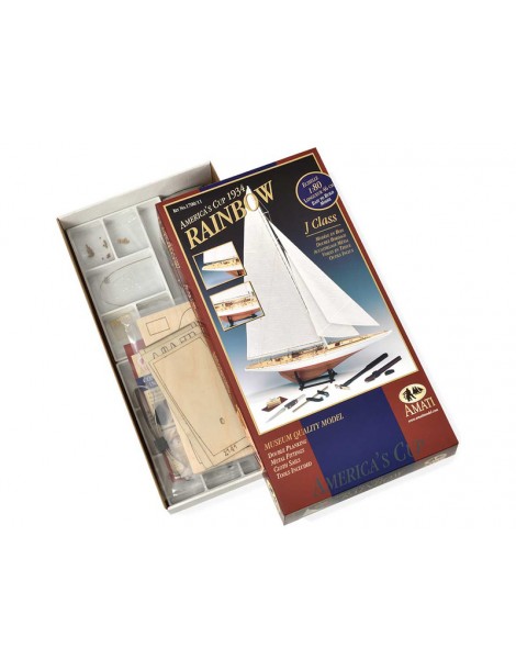 AMATI Rainbow Sailboat 1934 1:80 set