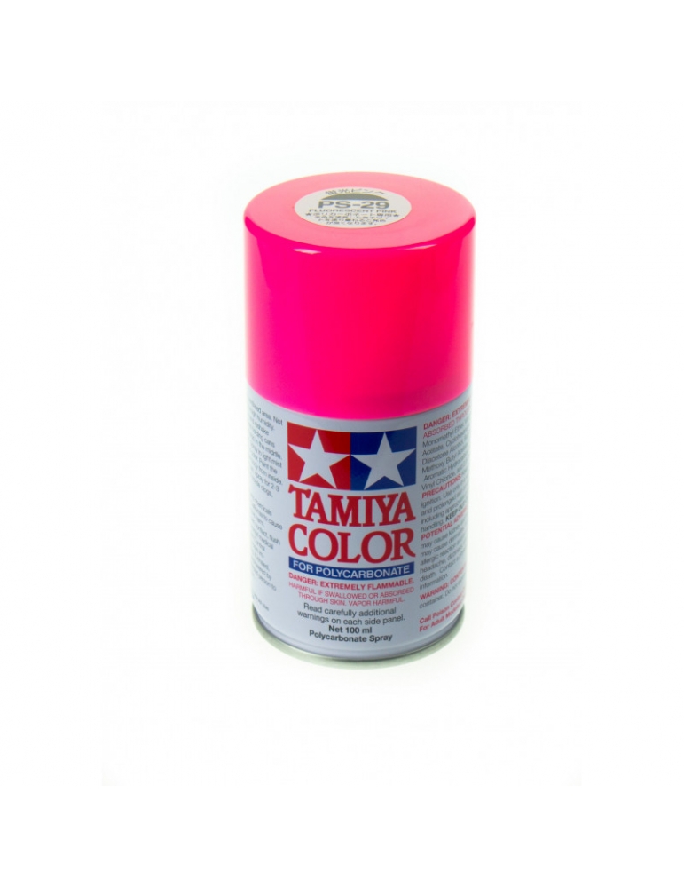 Tamiya Lexan purškiami dažai - Fluorescent pink, PS-29