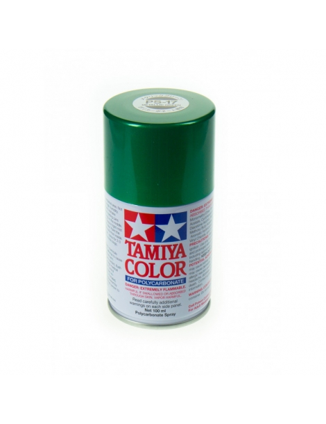 Tamiya Lexan purškiami dažai - Metallic Green, PS-17