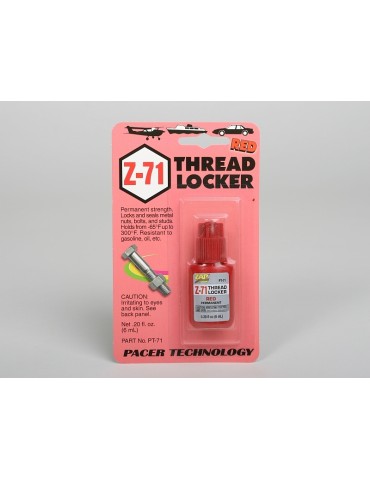 ZAP 6ml (0,2fl oz) red thread locker