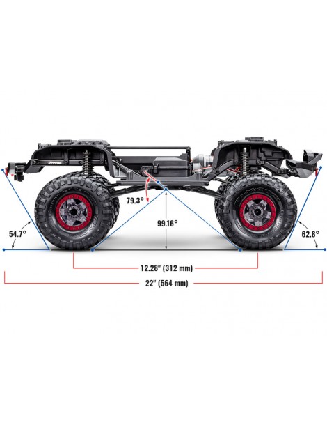 Traxxas TRX-4 Sport High Trail Edition 1:10 RTR red