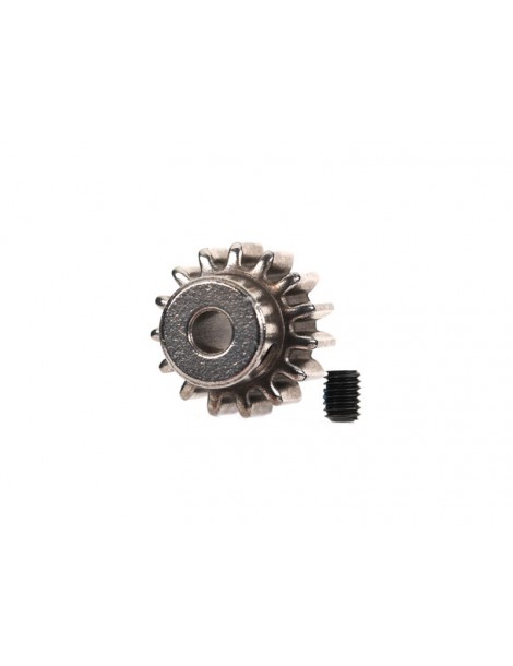 Traxxas Gear, 15-T pinion (32-pitch) (fits 3mm shaft)/ set screw