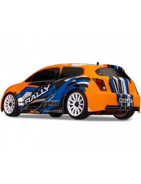 Traxxas Rally 1:18 4WD RTR oranžinis
