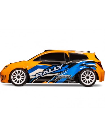 Traxxas Rally 1:18 4WD RTR oranžinis