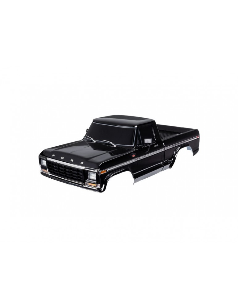 Traxxas Body, Ford F-150 (1979), complete, black (painted, decals applied)