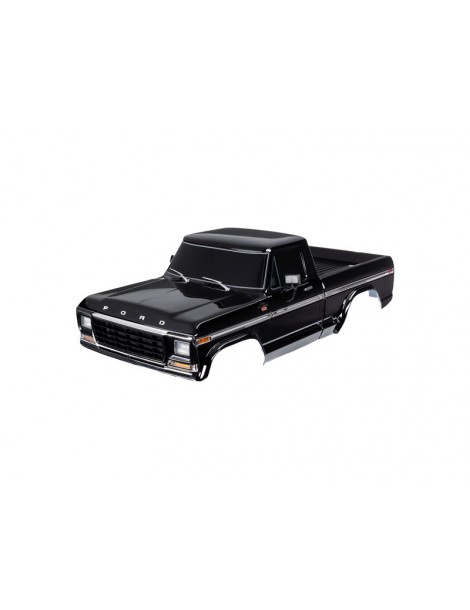 Traxxas Body, Ford F-150 (1979), complete, black (painted, decals applied)
