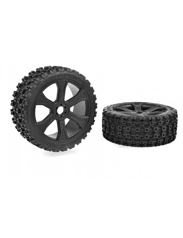 Rebel XMS - ASUGA XLR Off-Road Tires - Low Profile - Glued on Black Rims - 1 pair