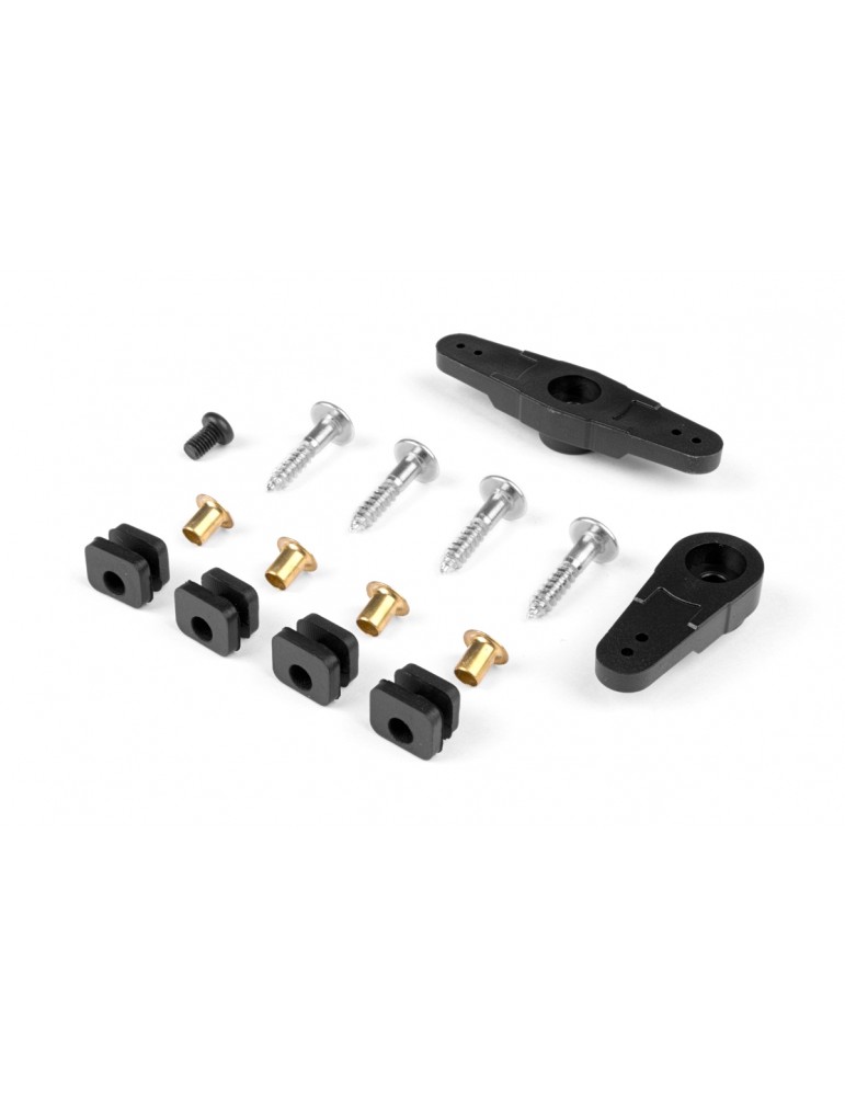 Servo arm 25T, 2 Pcs., inkl. accessories of servo
