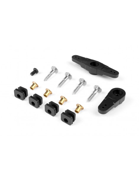 Servo arm 25T, 2 Pcs., inkl. accessories of servo