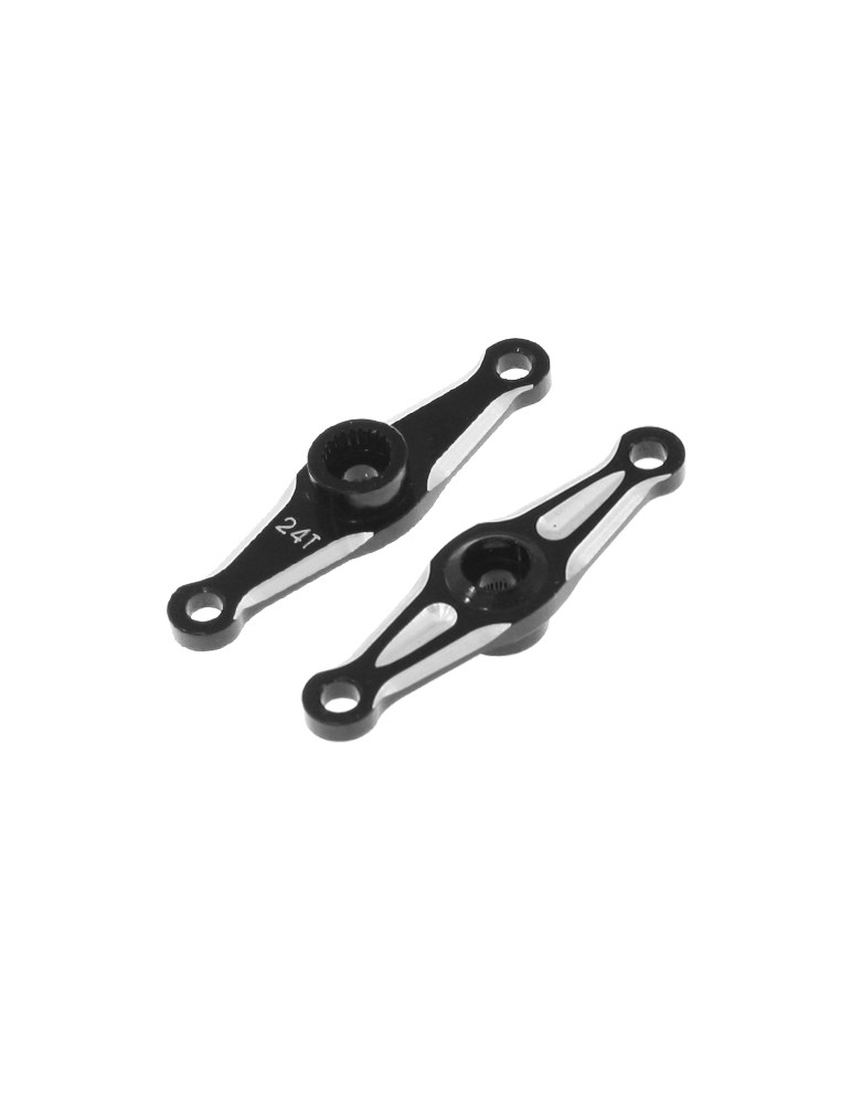 Aluminium double arm servo horn (24T - Hitec), 1 Pcs.